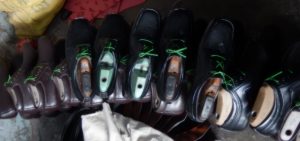 Freshly made handmade shoes, Butamandi, Jalandhar